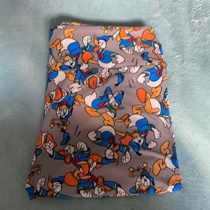 LulaRoe TC Leggings, Donald Duck print. NWOT